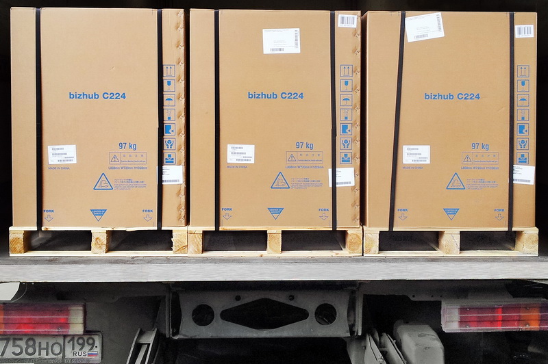Konica Minolta Bizhub C224 в упаковке, поступили на склад компании 5партнер